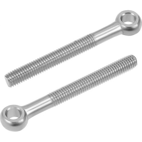 stuks hijsringen met oogbout M10 x 90 mm, roestvrij staal 304 schroefdraad (1/4)