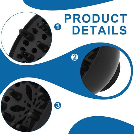 Diffusore universale per asciugacapelli per lo styling di capelli ricci o mossi, massima asciugatura e volume senza effetto crespo, diffusore per capelli ricci (1/4)