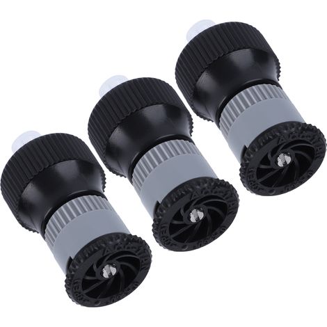 Lot de 3 buses d'arrosage enterrées rotatives à 360° avec filetage femelle G1/2, réglables, pour pelouse, jardin et jardinières. (1/5)