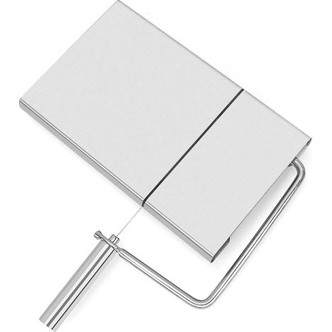 Coupe - fromage multifonctionnel en acier inoxydable avec graduations (1/3)