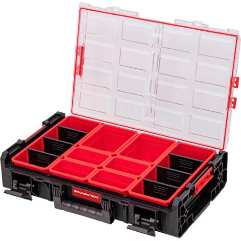 Toolbrothers RHINO XXL Organizer ECO Altezza XL Cassette 13,5 l IP66 con cassette estraibili + divisori