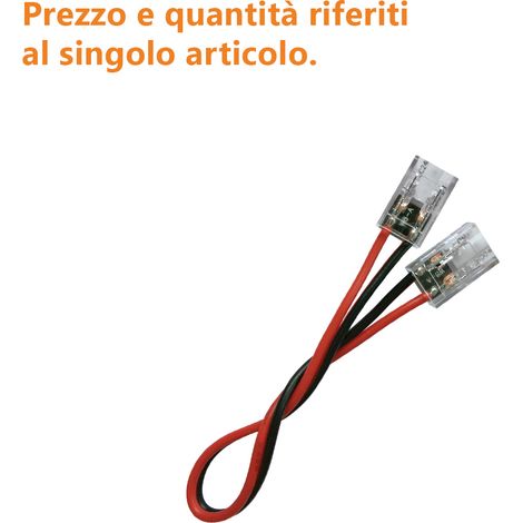 Câble Extension Connecteurs Jonction Rubans Led Cob 12-24V Largeur Pcb 10Mm Longueur 100Mm Kit Connexion Rapide Haute Qualité Professionnel (1/2)