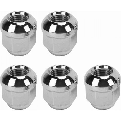 Lot de 5 écrous de roue de voiture 90304SA5013 12 mm x 1,5 mm en acier, courts, de remplacement pour Acura CL EL ILX INTEGRA (1/5)