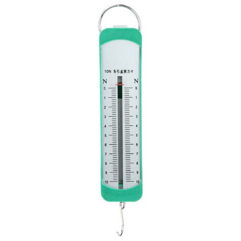 QORVA- Dynamomètre à ressort de qualité, barre de dynamomètre Newton 10N, physique pratique, pour les expériences mécaniques, l'école d'instruments d'enseignement