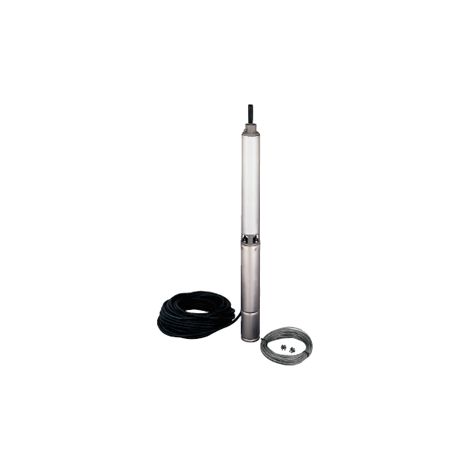 Lowara – Pompe immergée triphasée 0,75 kW – Débit 90 l/min – Hauteur max 60 m – Corps AISI304 – Pour forage et irrigation professionnelle