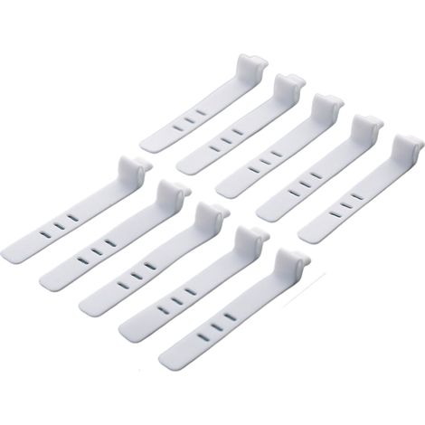 Boîte de Rangement Transparente 8 Cases pour Câbles, Économiseur d'Espace pour Organiser Câbles de Données, Boucles d'Oreilles et Bijoux (1/5)