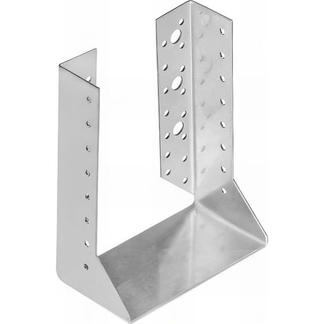 Sabot de charpente galvanisé à ailes intérieures - Larg. 140 x Ht. 182 mm