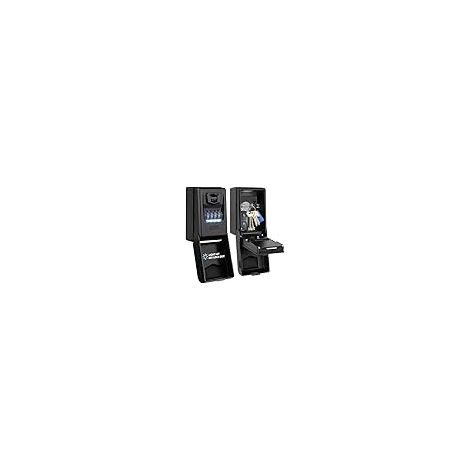 Secure Outdoor Key Box [Backlit] Large Waterproof Wall-Mounted Key Box with Code Lock, Robust Key Case, Indoor Key Safe with Automatic Light (1/5)