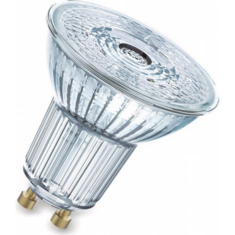 Osram LED Base PAR16 - Lampada a riflettore, attacco GU10, bianco caldo, 2700 K, 4,3 W, ricambio per 50 W, confezione da 5 (1/6)