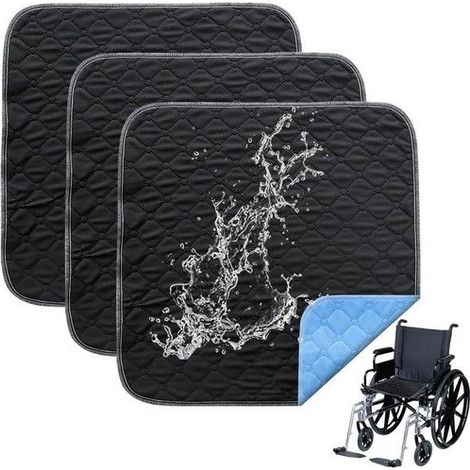 Coussins imperméables - Lot de 3 pièces - Dimensions 50x50 cm - Protection à 4 couches - Imperméable (1/5)