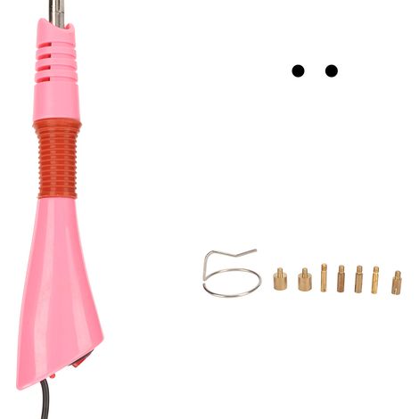 Applicateur Thermostat Rose Portable Compact Économie d'Énergie DIY Machine à Fixation Chaude EU Plug 110‑220V (1/5)
