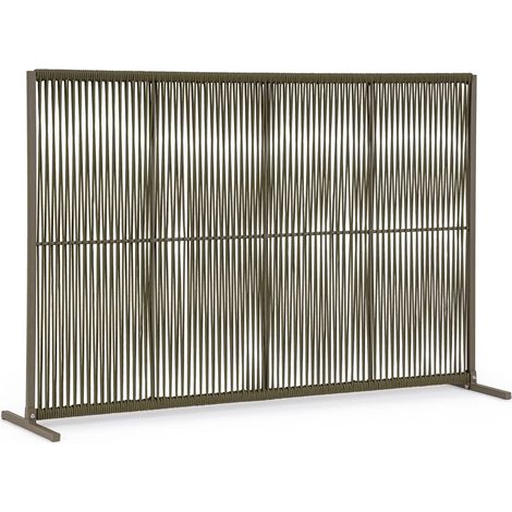 PARAVENTO PAXSON ALLUMINIO TORTORA CORDA POLYESTERE VERDE 180X30X120 BIZZOTTO (1/5)