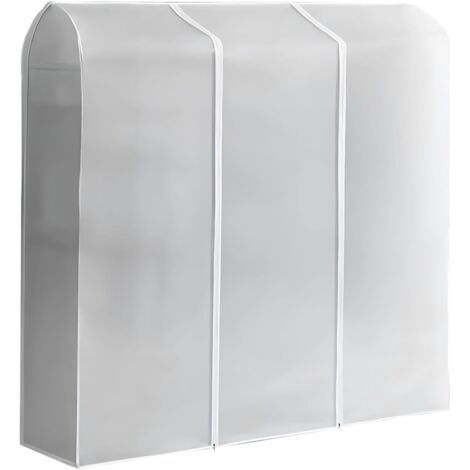 Wardrobe Cover, Protective Cover, Clothing Cover Large Translucent Hanging Dust Bag, Clothes Covers (120 50 150cm) (1/5)