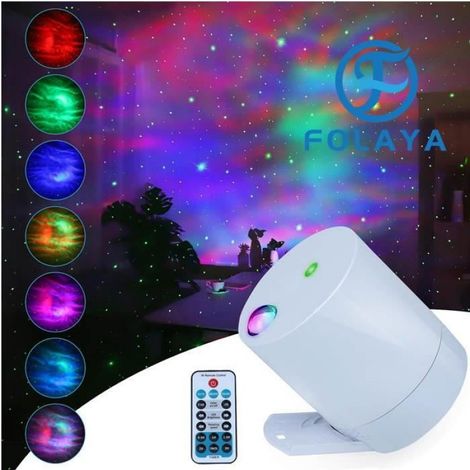 Projecteur Ciel Etoile, Ocean Wave Galaxy Light avec télécommande, (1/4)