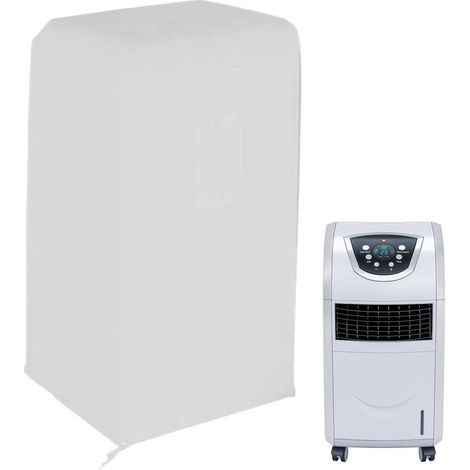 Housse Climatiseur Mobile - 1 Pièce - Tissu Oxford - Étanche Anti-poussière - Protection Universelle - Noir ou Blanc 40x46x75cm (1/5)