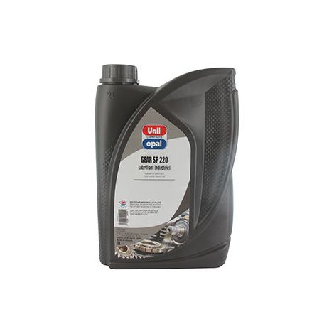 Olio idraulico Unil Opal Iso220. Densità a 15°C: 888 Kg/l. Viscosità a 40°C/100°C: 232,8/19,8 mm²/s. Indice di viscosità: 96