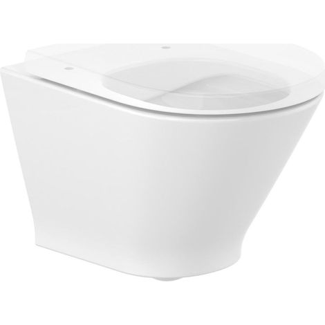 TAZA SUSPENDIDA INODORO 480MM RIMLESS THE GAP ROUND BLANCO (1/2)