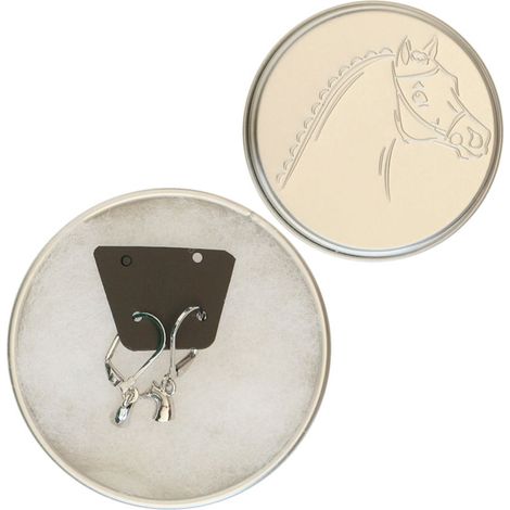 Orecchini con testa di cavallo 3D