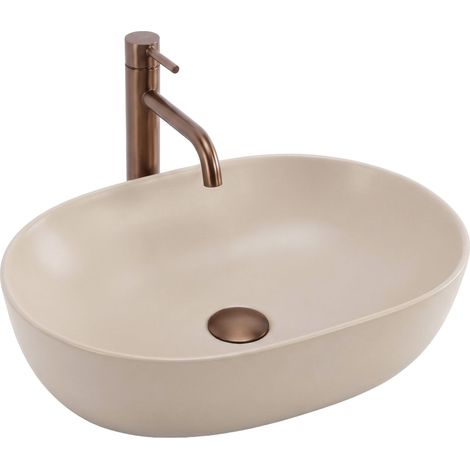 Rea Countertop Washbasin Lisa Mocca Matt (1/5)