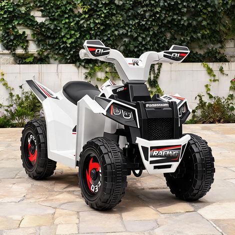 Voiture électrique pour enfant blanc en PP 70 x 41,5 x 48,5 cm (1/5)