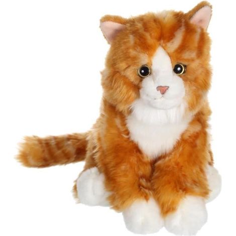Peluche - Gipsy Toys - Chat mimiz - 28cm - Roux/Blanc (1/5)