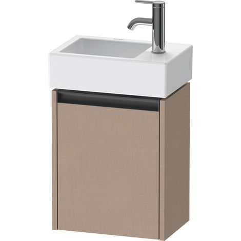 Duravit Ketho.2 mueble bajo lavabo suspendido, 1 puerta, apertura