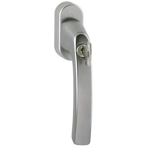 HOPPE® Fenstergriff absperrbar Luxembourg 099S/US952 100NM, mit Schrauben, Aluminium, 10764531 (1/3)
