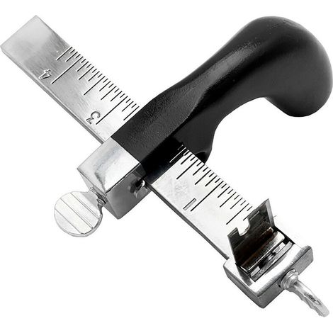 Lederriemenschneider, handliches Lederschneidwerkzeug, Lederriemenschneider mit Aluminiumgriff für Heimwerkerarbeiten (1/5)