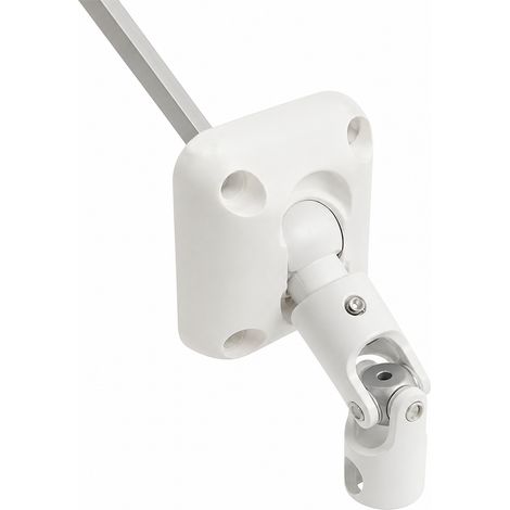 Sortie de Caisson 45° D174NG 6 Pans 7 - Longueur 315 mm - Guide Déporté Blanc - Fabrication Française pour Volet Roulant - (1/5)