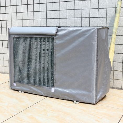 Housse de protection imperméable pour climatiseur extérieur, anti-poussière et anti-neige, XL (96 x 40 x 70 cm), gris argenté (1/5)