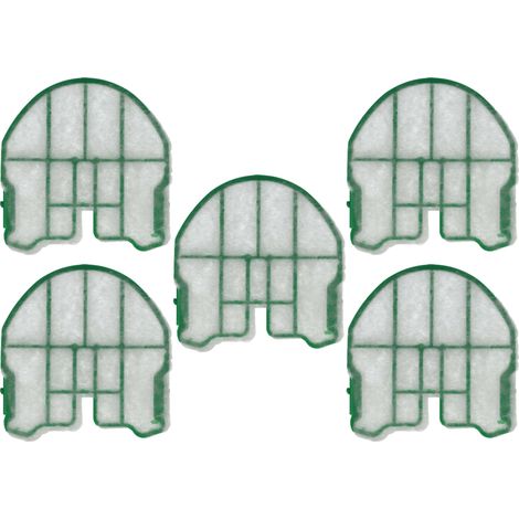 vhbw 5x filtro salva-motore compatibile con Vorwerk folletto VB 100, VB100 aspirapolvere
