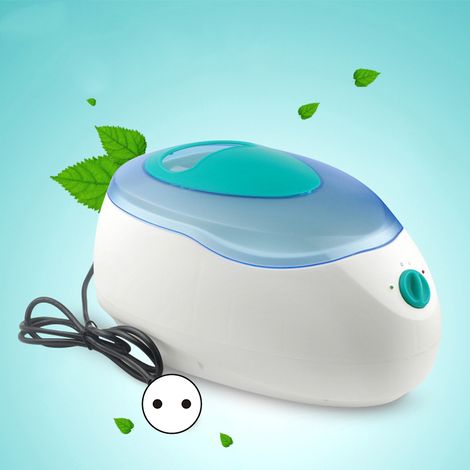 Chauffe-cire portable électronique pour épilation des mains, avec revêtement en aluminium et prise européenne 220 V. (1/4)