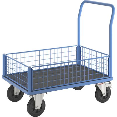 eurokraft pro, Chariot plate-forme, 4 parois grillagées à