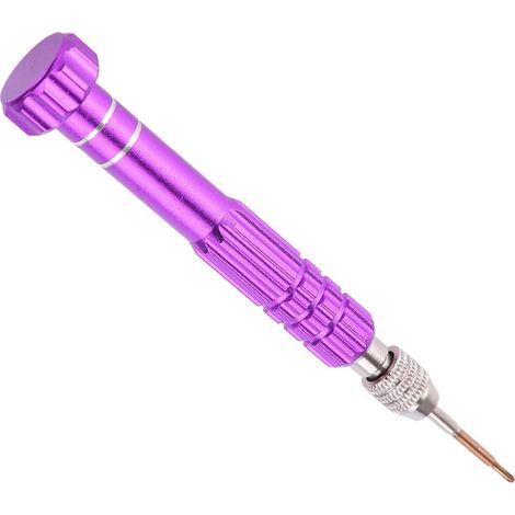 Screwdriver handle with, Red (PURPLE) Watch Phone Repair Tool Kit (1/5)