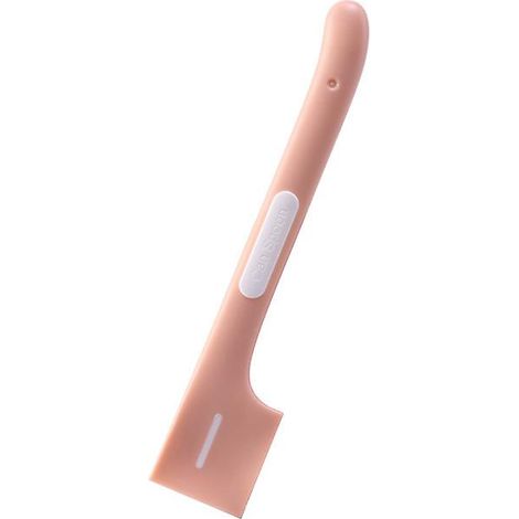 Cuillère rose non toxique pour chat, idéale pour servir facilement les aliments humides pour animaux. (1/4)