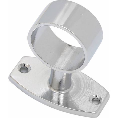 6 x BL PASSANTE TUBO CORRIMANO OTTONE CROM D 30MM