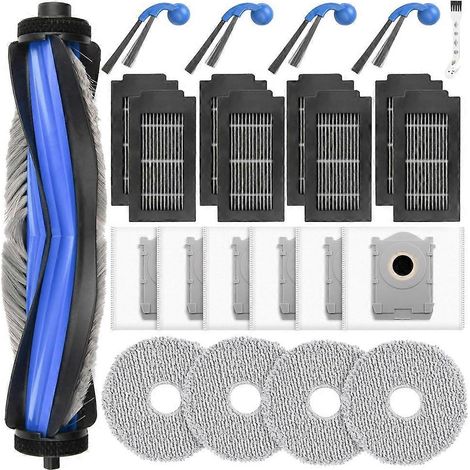 Accessoires pour aspirateur robot Ecovacs Deebot T30c Omni Gen2 / T30C Omni : brosse principale, lingettes, sacs à poussière et filtres (1/5)