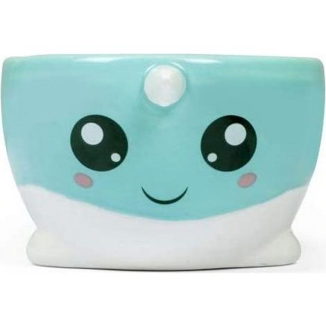 Taza No-name Narval azul claro y blanco 400 ml (1/2)