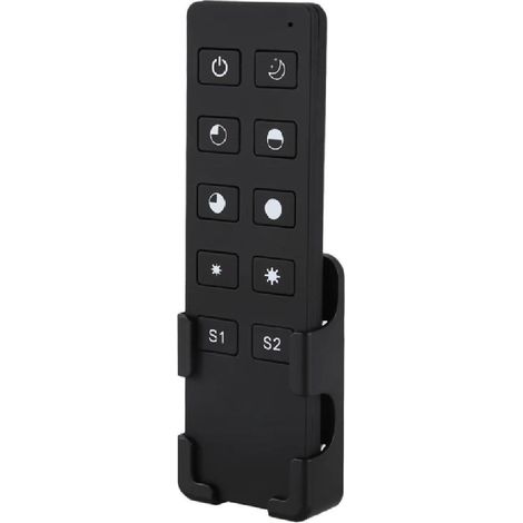 RF-Fernbedienung für einfarbigen Dimmer 1 Zone Schwarz