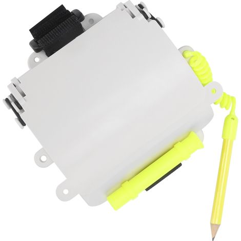 Ardoise de plongée pour poignet, ardoise sous-marine ajustable avec crayon, accessoire de plongée (1/5)