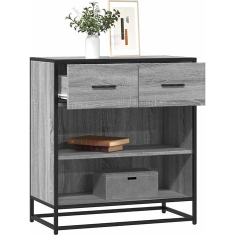 Sideboard Grau Sonoma 68x35x76 cm Holzwerkstoff