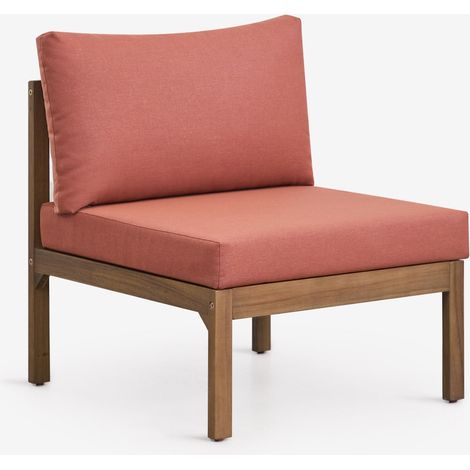 Modulo centrale per divano modulare in legno di acacia Branson SKLUM            
