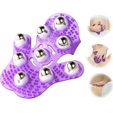 (Violet)Rouleau de Massage - Ievée - Anti-âge - Violet - 16x15x1.5cm - 318g (1/4)