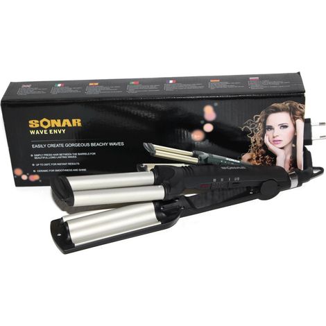 TRADE SHOP - Piastra Sonar Wave Envy Capelli Ondulati Mossi Arriccia Onde In Metallo - (1/4)