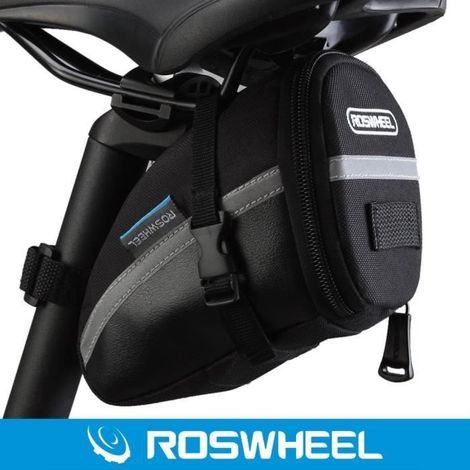 Sacoche de selle vélo ROSWHEEL étanche pour siège arrière (1/2)