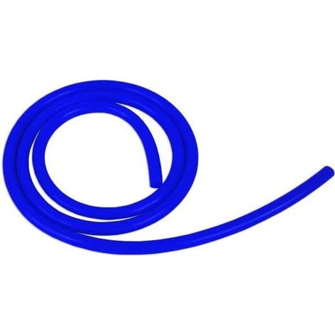 Tuyau Silicone - 1 Mètre - 4mm Intérieur - Bleu - Résistant Chaleur Huile - Auto Industrie (1/3)