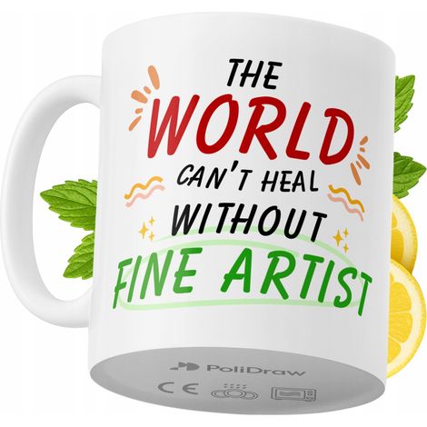 Lustiger Kaffee- oder Teebecher mit witzigem Textdesign für Künstler – ideal für Geburtstage, Namenstage, Feiertage und besondere Anlässe. Hochwertiger Becher für Zuhause, Büro und Arbeit. Farbe: Weiß