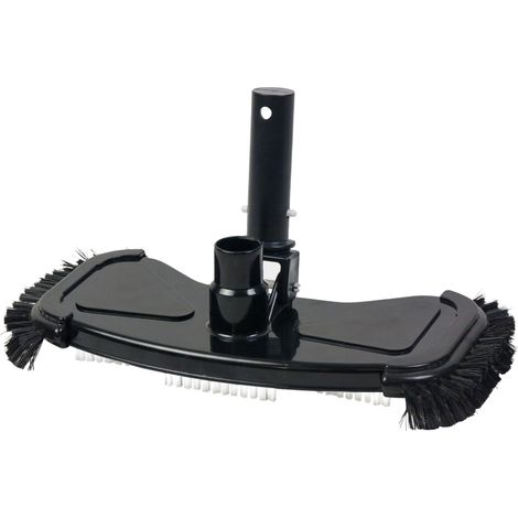 Delphin Premium Bodenabsauger schwarz seitliche Bürsten Poolpflege 2500031DP (1/5)
