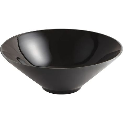 Lavabo da appoggio slim 40,5 cm nero in ceramica Paras (1/3)