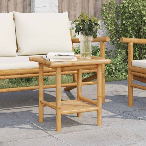 vidaXL Tavolino da Salotto 45x45x45 cm in Bambù